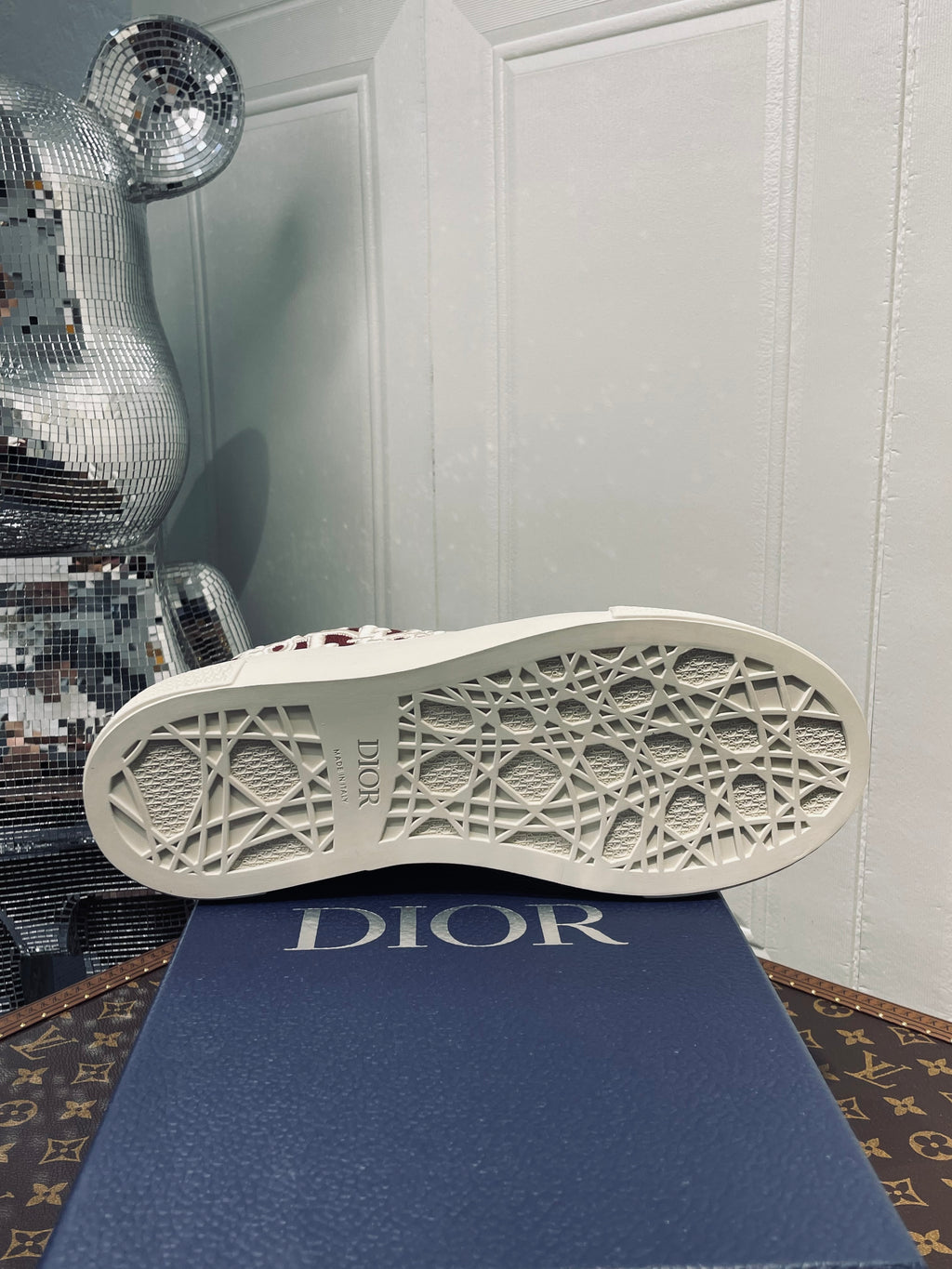 Dior Sneakers - Brown & White Leather