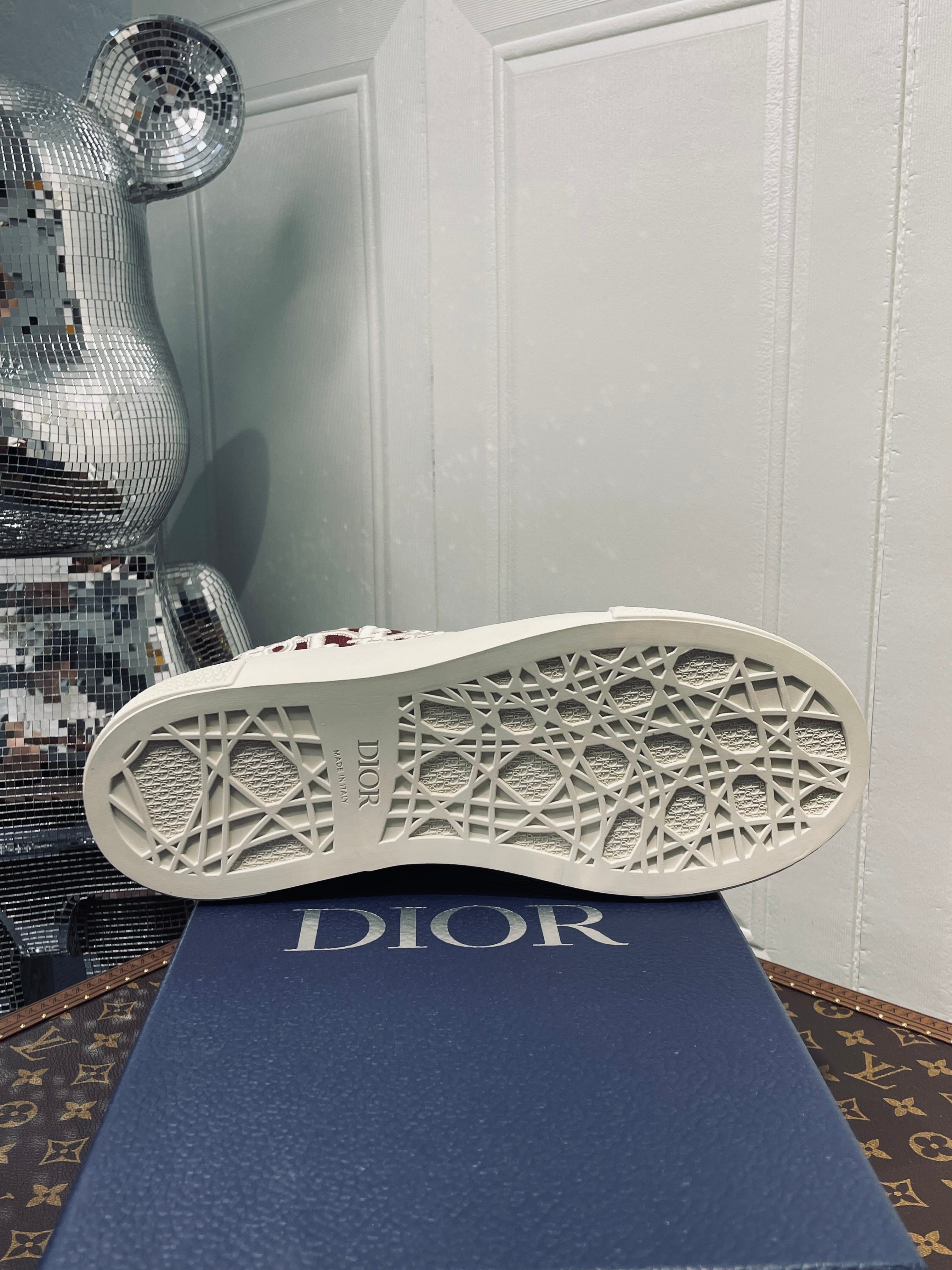 Dior Sneakers - Brown & White Leather
